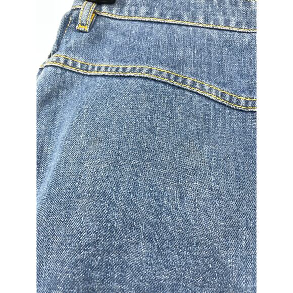 KENZO Skirt Womens 38 US 6 Denim Mini Short A Line Front Pockets Blue NWT - Picture 3 of 7